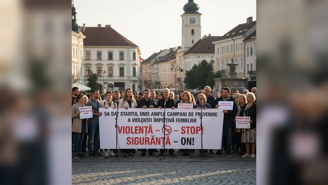 A început campania locală VIOLENŢĂ – STOP! SIGURANŢĂ – ON! pentru prevenirea violenţei împotriva femeilor