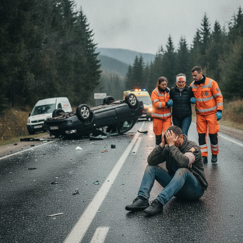 Accident în zona Băilor Szejke: doi răniți și trei vehicule implicate