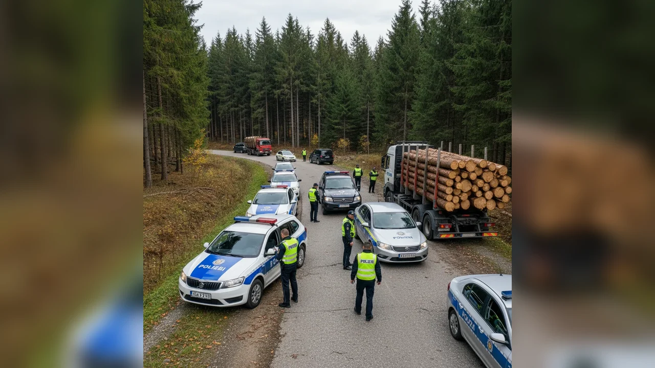 Acțiune amplă a polițiștilor în Miercurea Ciuc și alte localități din Harghita, pe linie silvică și rutieră