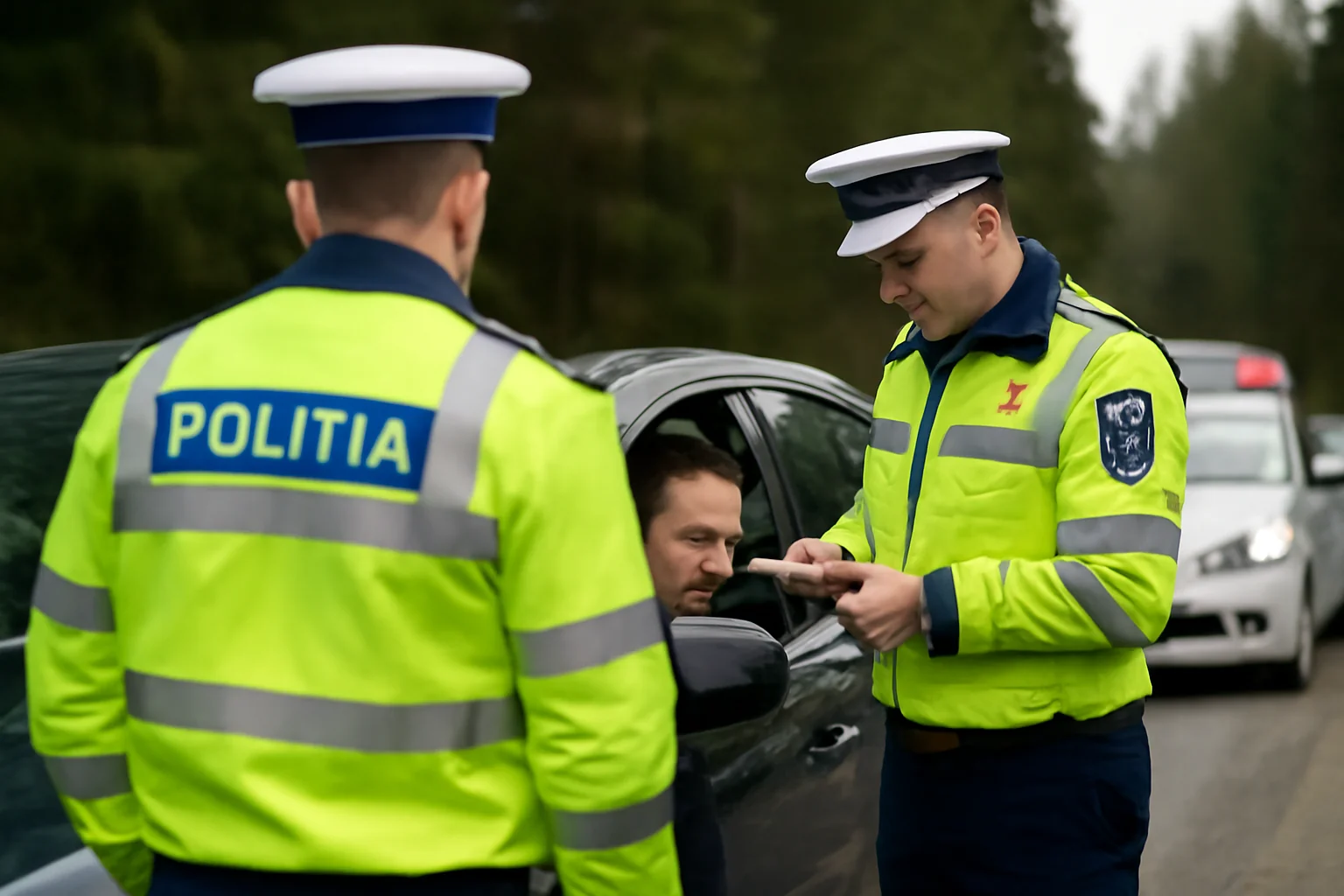 Acțiune rutieră a Poliției în Miercurea Ciuc și pe drumurile din Harghita, cu amenzi de peste 352.000 lei