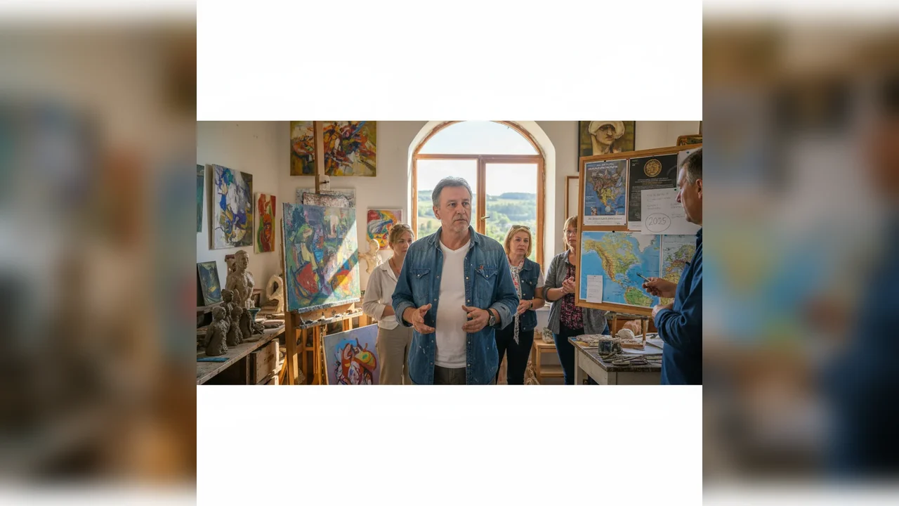 Artistul harghitean Csomortáni Gál László pregătește expoziții importante în America de Nord în 2025