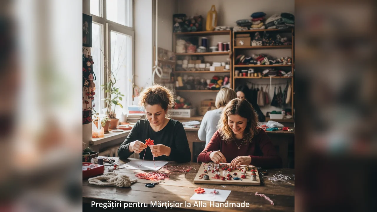 Atelierul Alla Handmade își deschide porțile pentru sezonul Mărțișorului