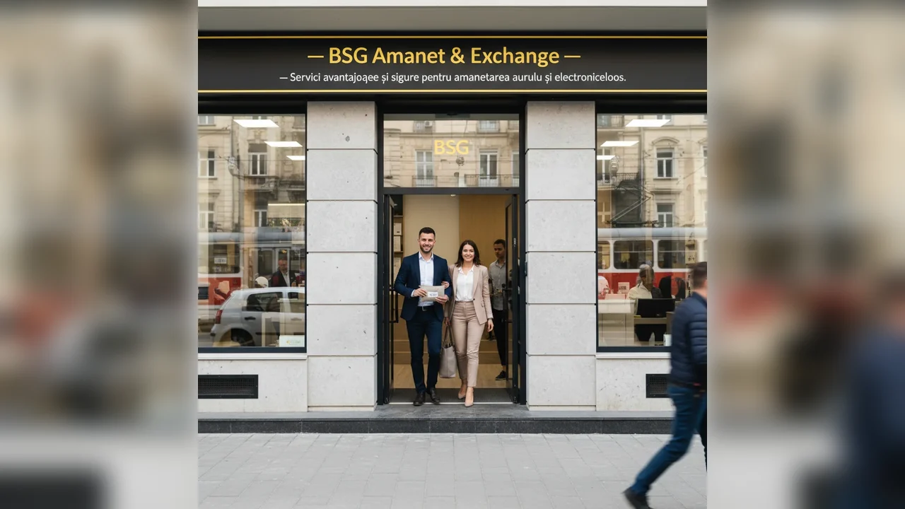 BSG Amanet & Exchange – Soluții sigure și convenabile pentru amanetarea aurului și a electronicelelor în localitate
