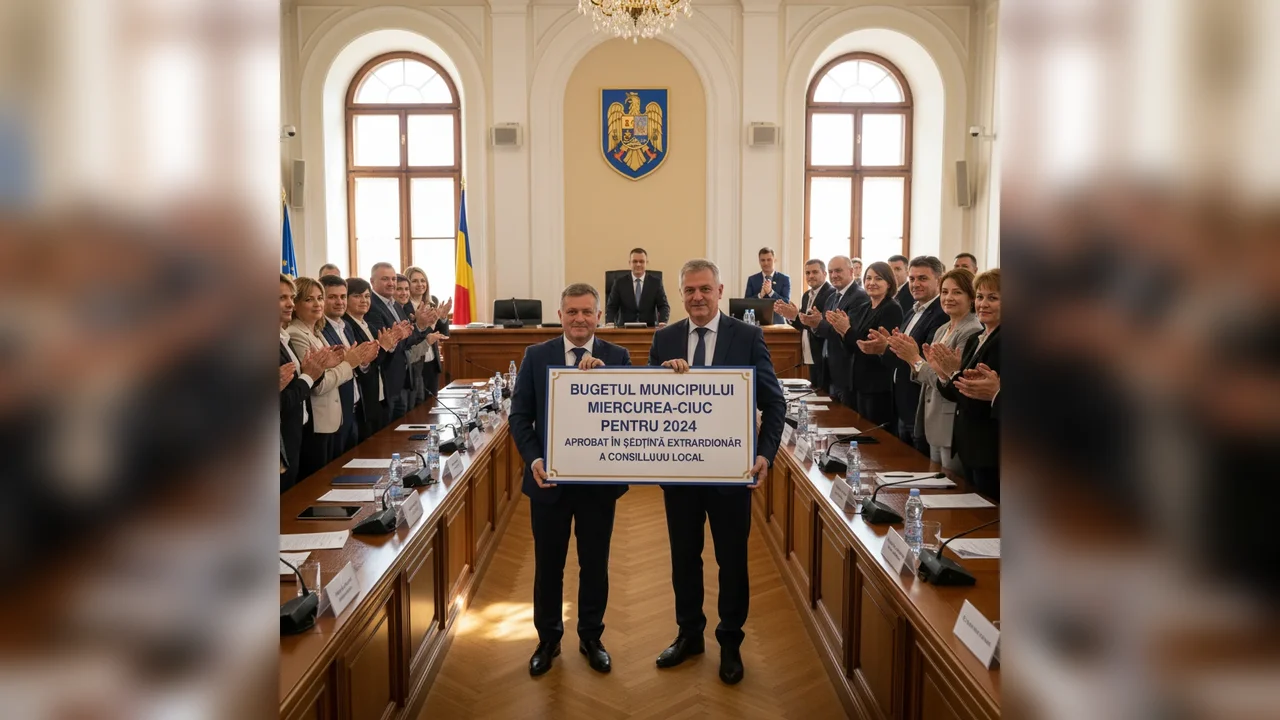 Bugetul municipiului Miercurea-Ciuc pentru 2024, aprobat în ședință extraordinară