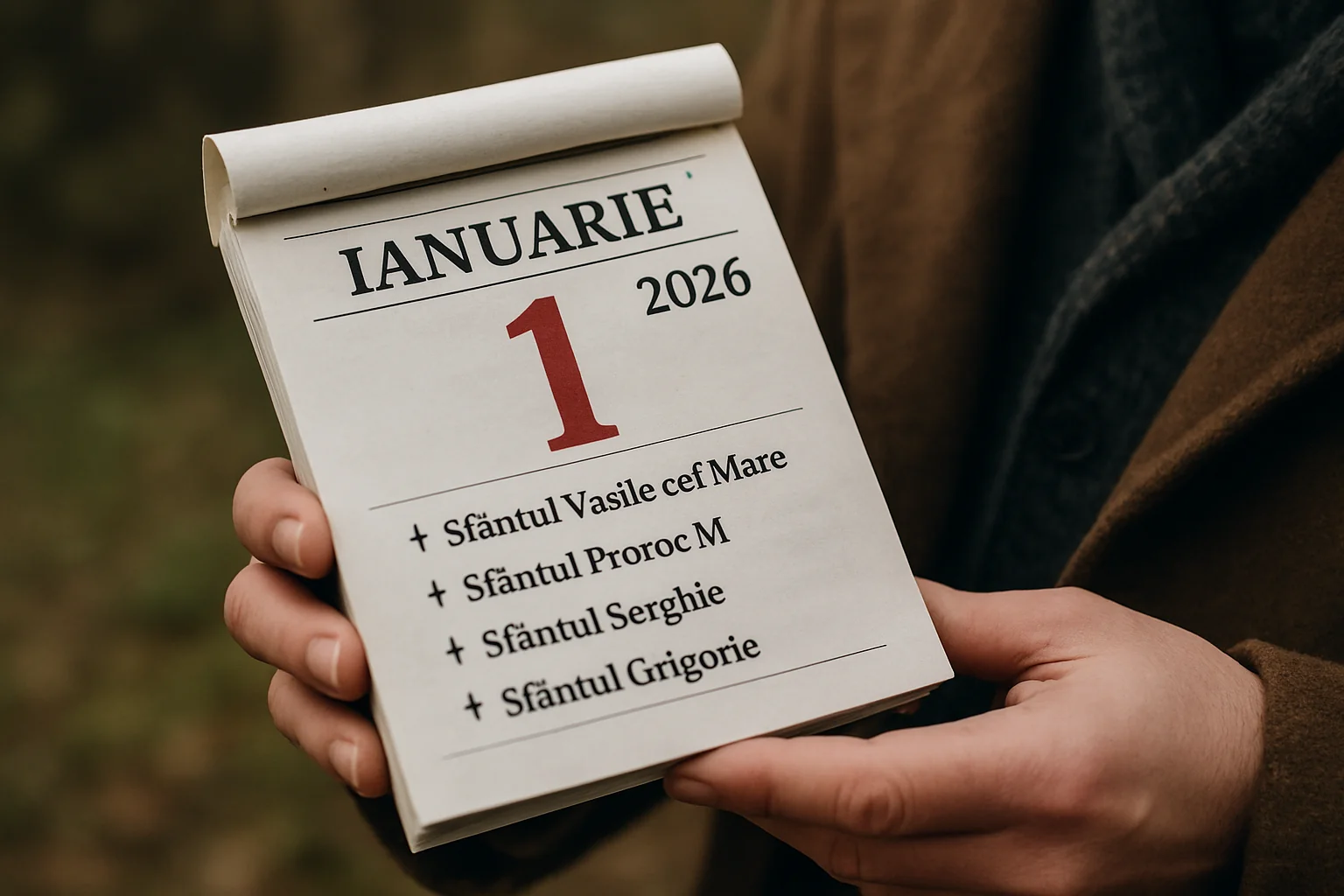 Calendar ortodox – 1 ianuarie 2026
