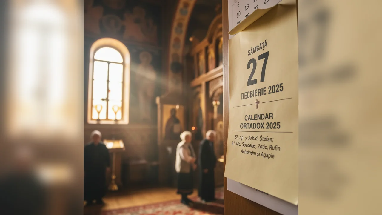 Calendar ortodox – 2025-12-27