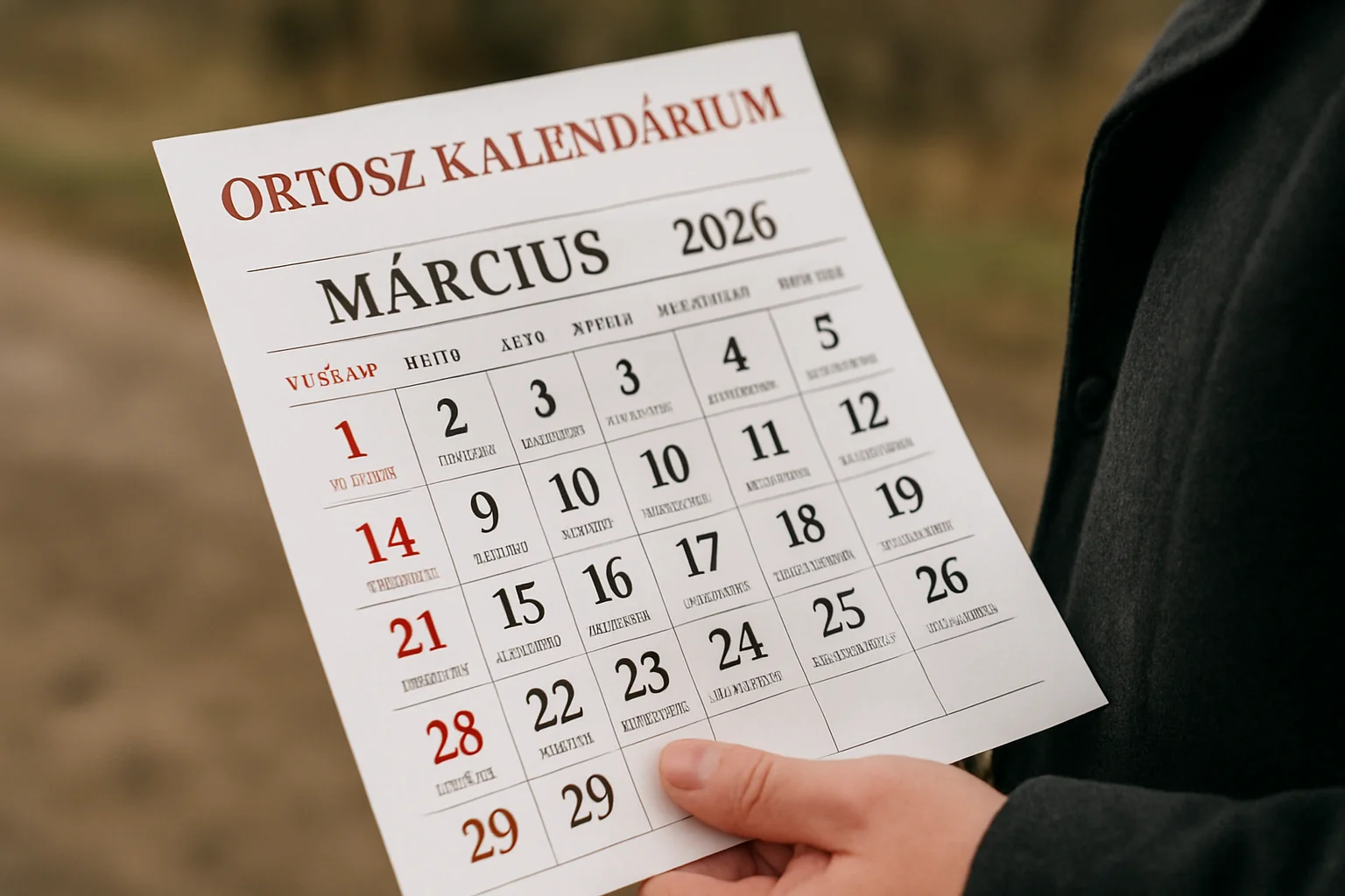 Calendar ortodox – 2026-03-14