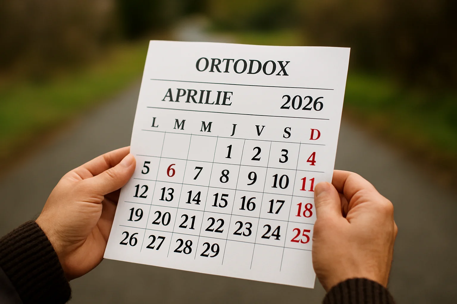 Calendar ortodox – 2026-04-06