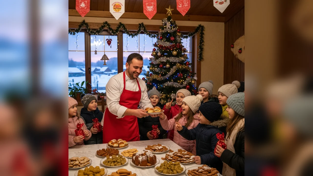 Chef Gabriel Sighinaş aduce bucurie, căldură și speranță copiilor pe 22 decembrie