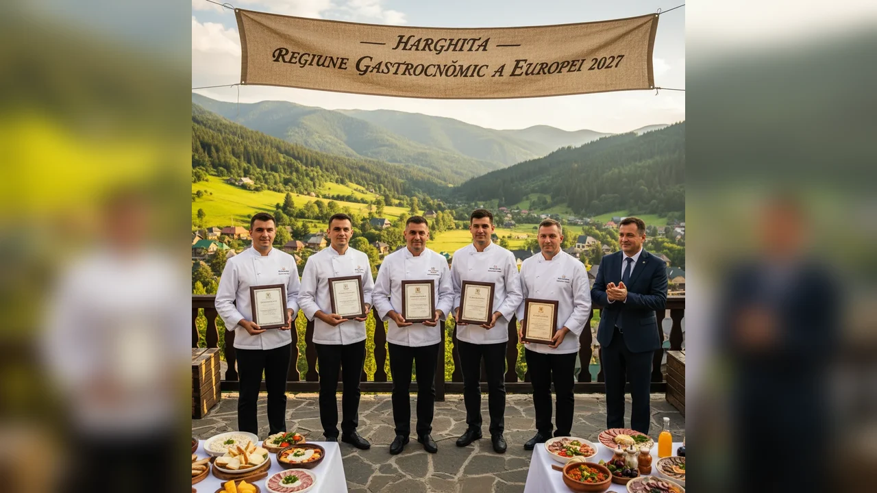 Cinci chefi din Harghita premiați pentru excelență gastronomică în pregătirea regiunii ca Regiune Gastronomică a Europei 2027