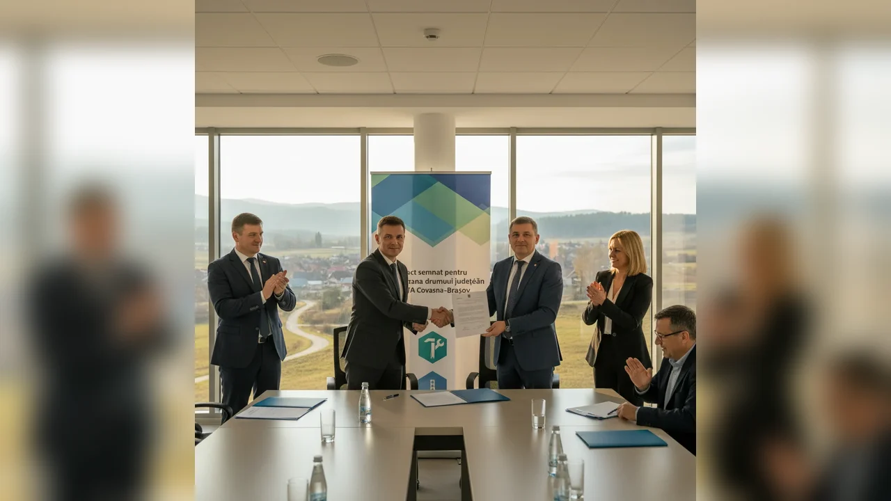Contract nou pentru modernizarea DJ137A Covasna–Brașov, anunțat la Miercurea Ciuc