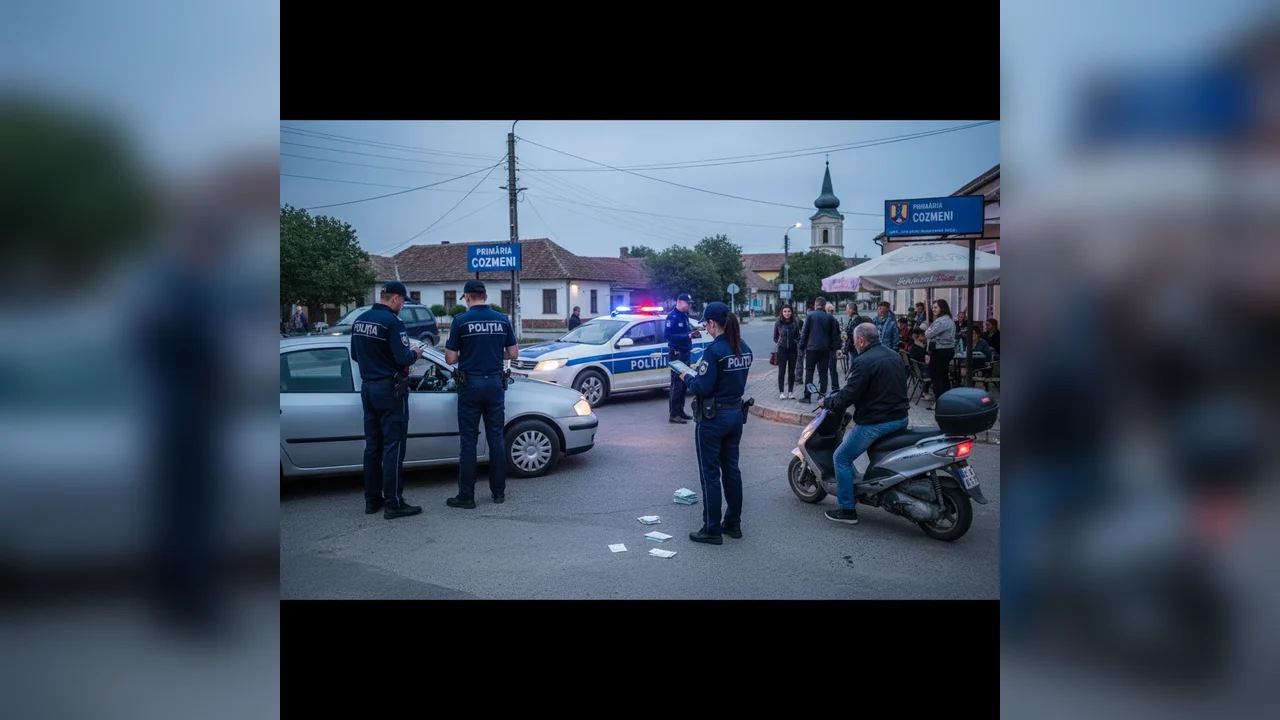 Controale police în Cozmeni: amenzi de 12.500 lei pentru siguranță