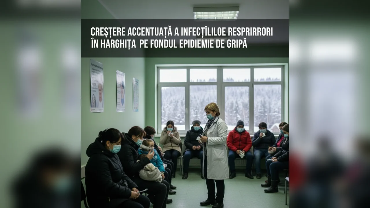 Creștere accentuată a infecțiilor respiratorii la Miercurea Ciuc și în Harghita, pe fondul epidemiei de gripă