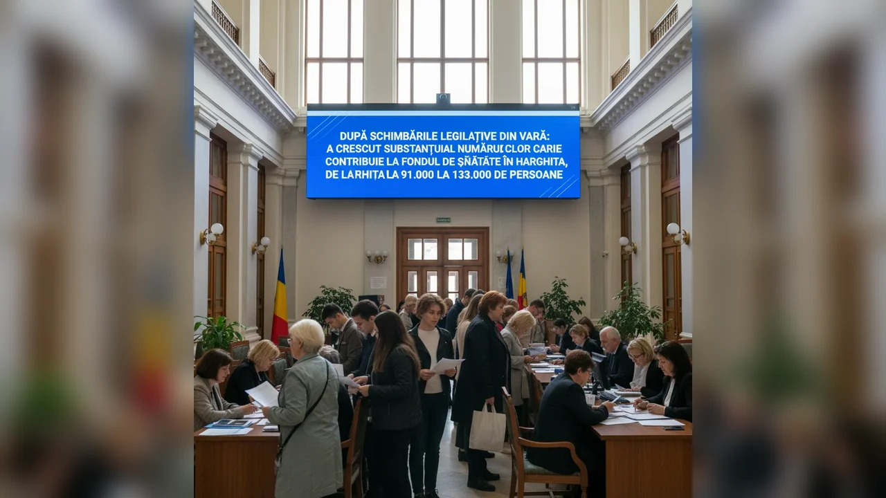 Creștere semnificativă a contribuabililor la fondul de sănătate în Harghita, de la 91.000 la 133.000, după schimbările legislative din vară