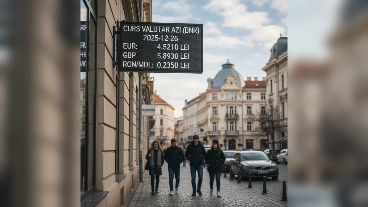 Curs valutar azi (BNR) – 2025-12-26