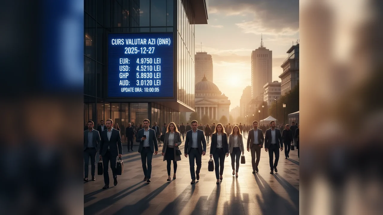 Curs valutar azi (BNR) – 2025-12-27