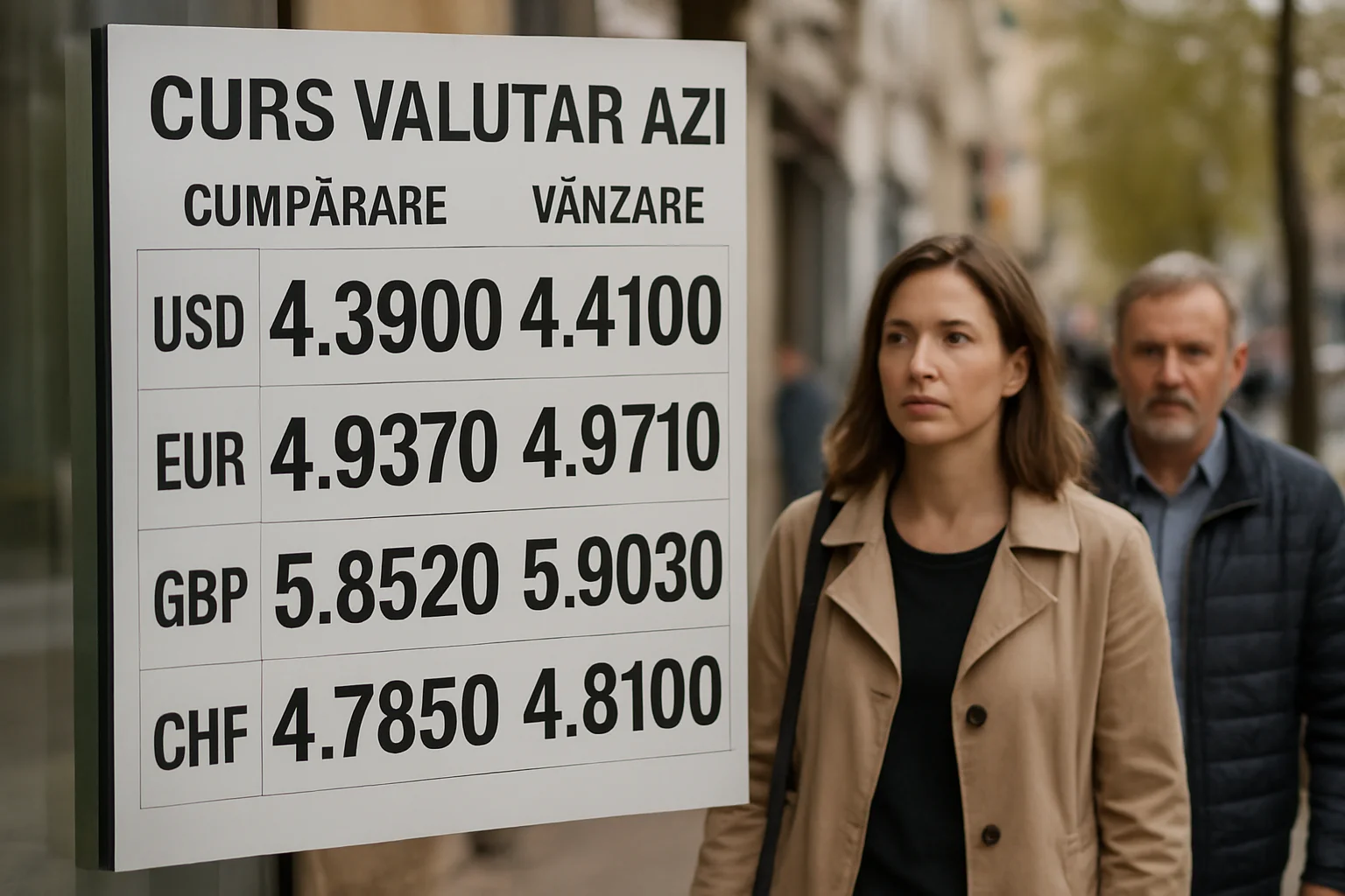 Curs valutar azi (BNR) – 2026-04-09