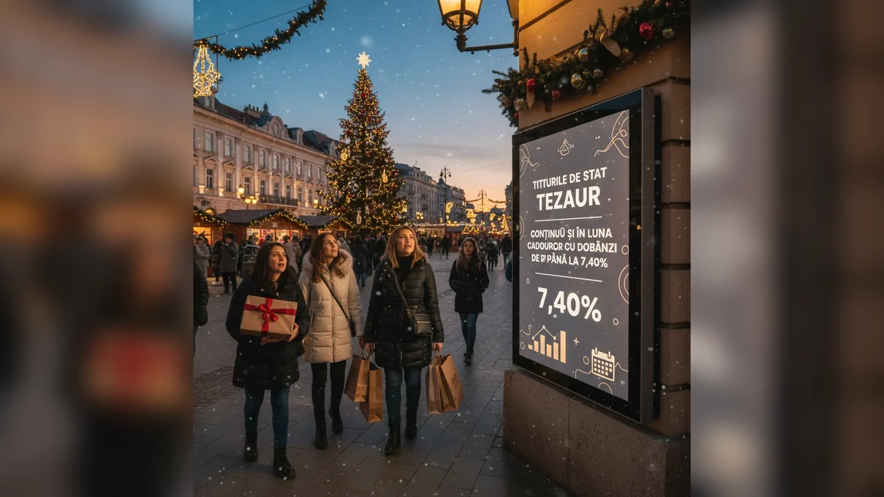 dobânzi atractive de până la 7,40% disponibile și în luna cadourilor