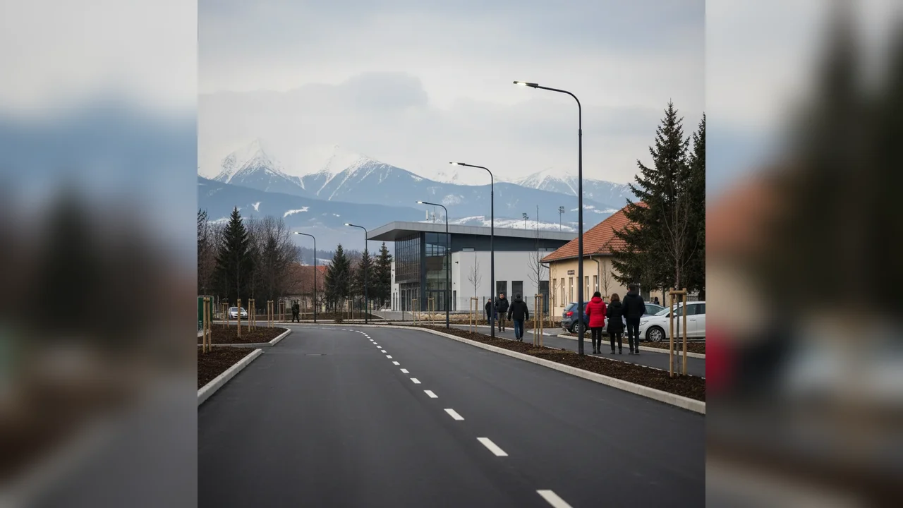 Drumuri noi, iluminat modern și sală de sport renovată