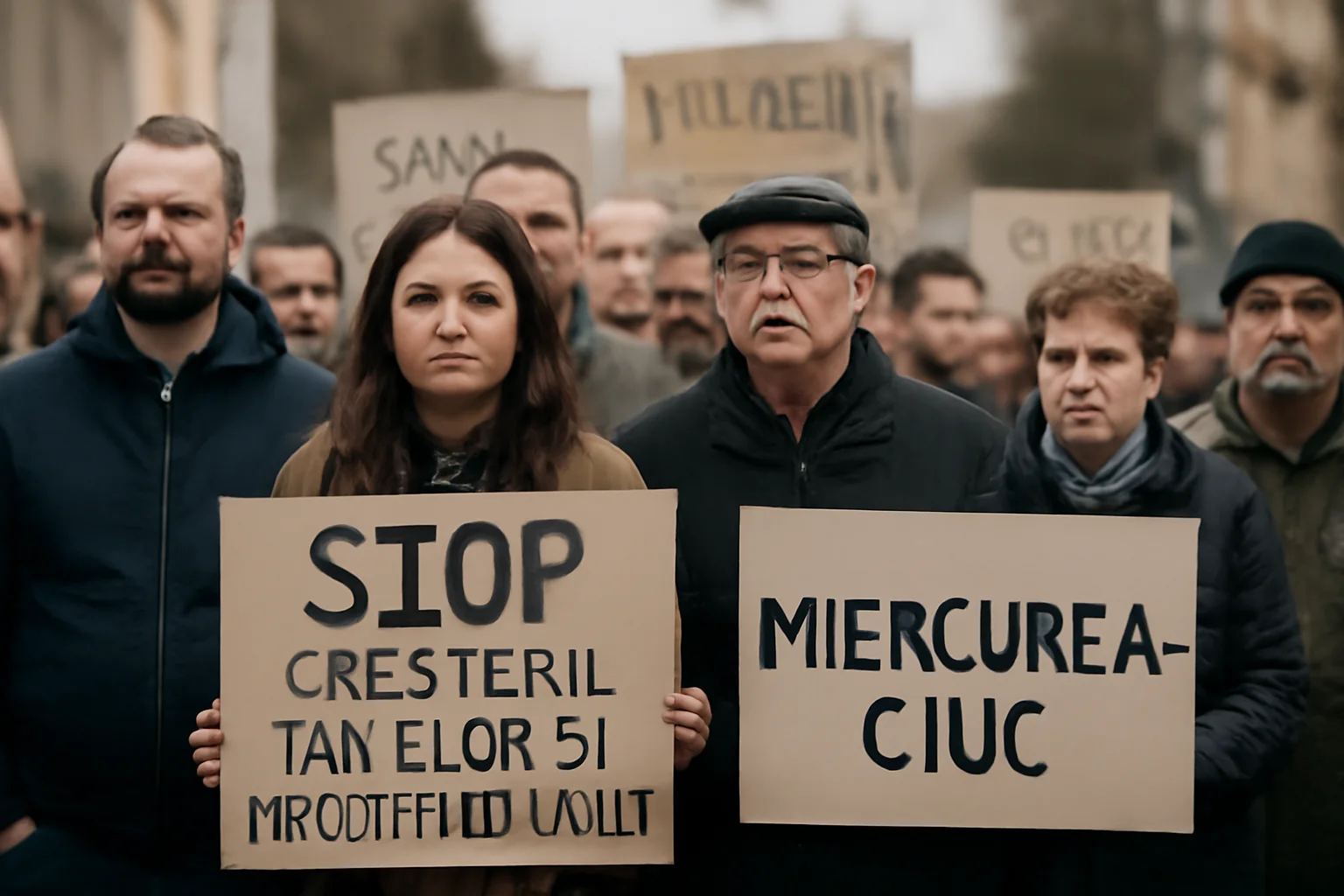 Flash-mob de protest față de creșterea taxelor locale la Miercurea Ciuc