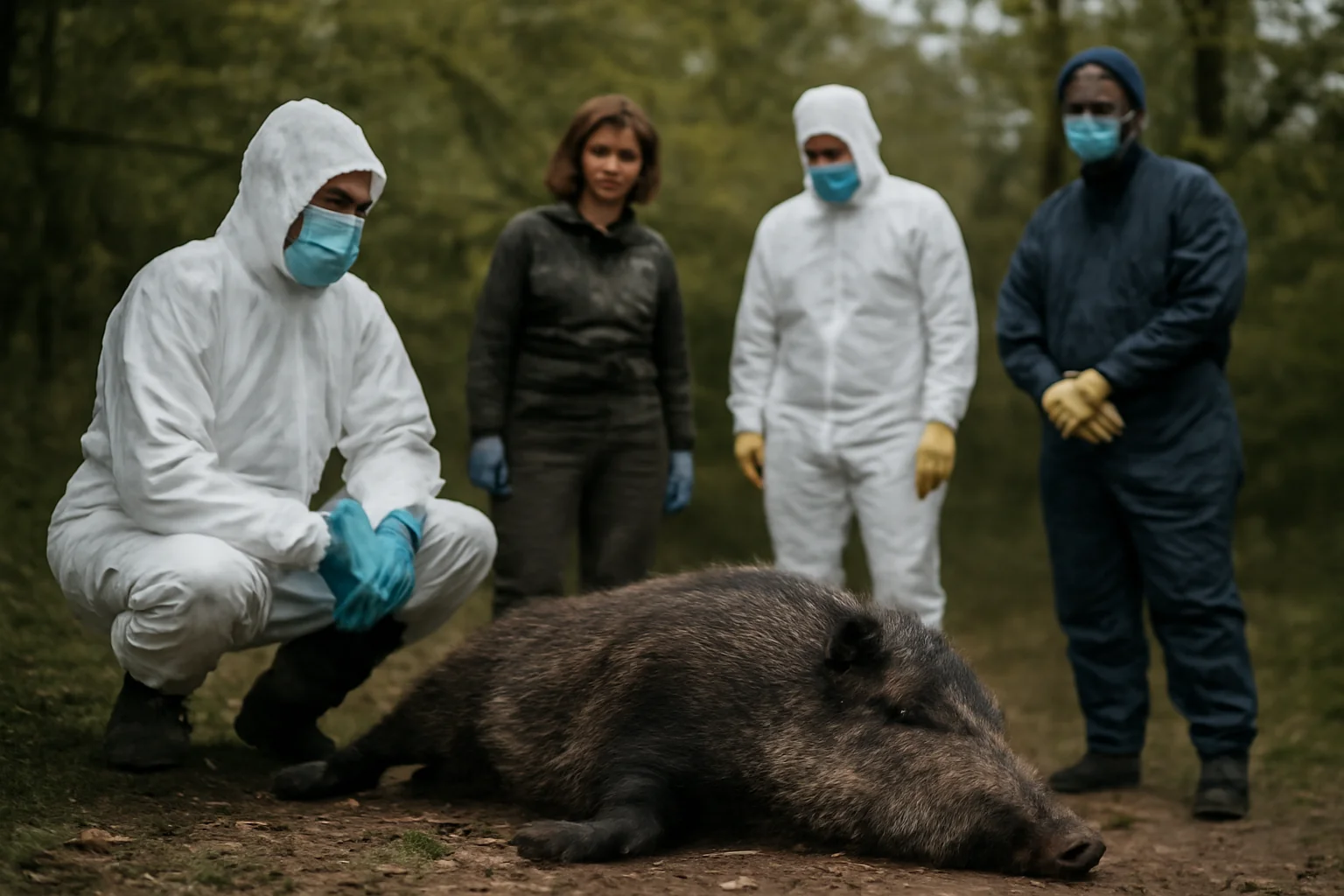 Focar de pestă porcină africană confirmat la un mistreț în județul Harghita, anunțat la Miercurea Ciuc