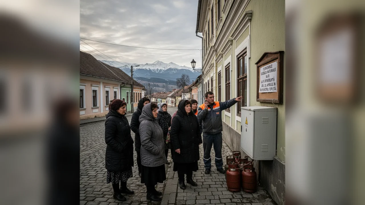 Gazele naturale întrerupte joi în municipiul Toplița