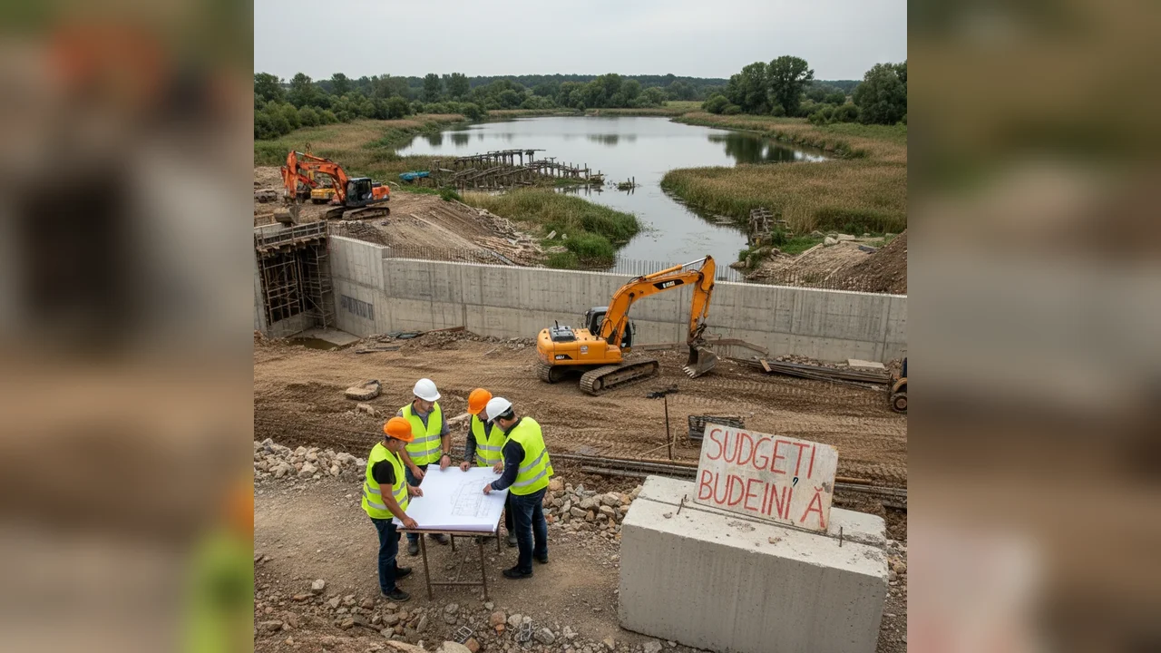 Investiții diminuate în 2024 pentru amenajarea și regularizarea cursurilor de apă din județ