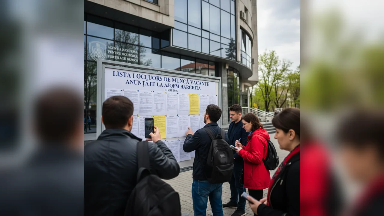 Locuri de muncă vacante disponibile la AJOFM Harghita