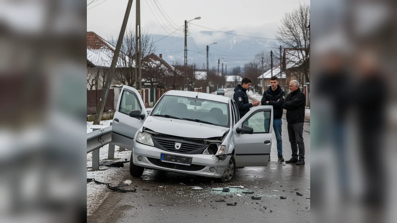 Mașină furată și avariată la Toplița de un tânăr beat și fără permis. Cazul, analizat și la Miercurea Ciuc