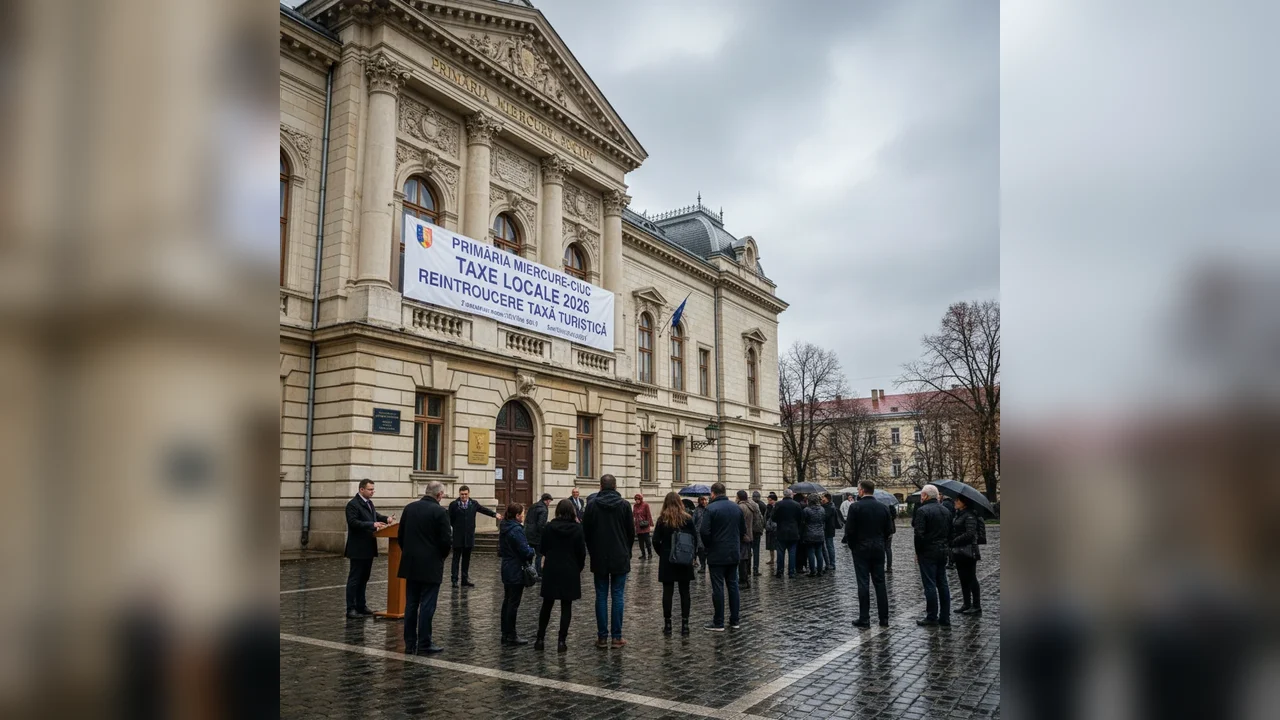 Miercurea Ciuc: anunț privind plata taxelor locale pe 2026 și reintroducerea taxei turistice