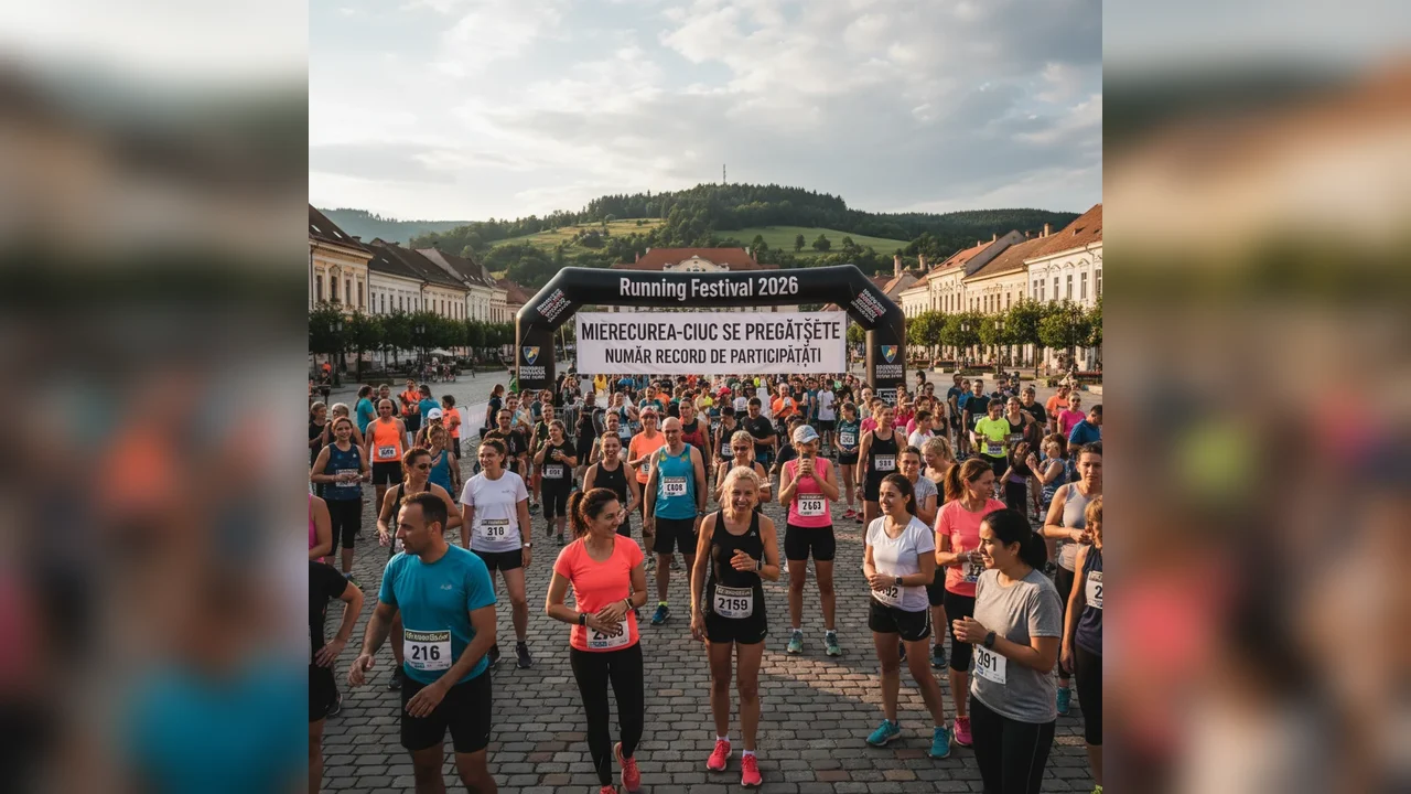 Miercurea Ciuc anunță ediția 2026 a Running Festival, cu participare record