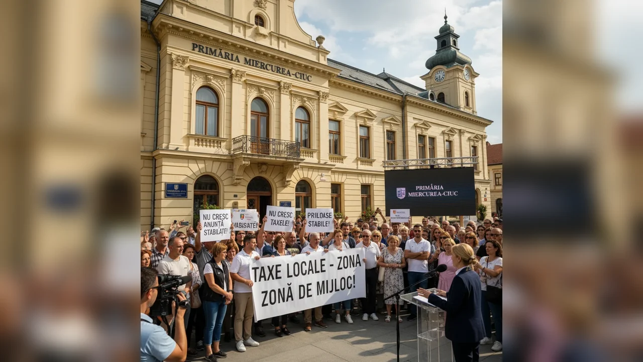 Miercurea Ciuc: Primăria anunță că taxele locale pentru 2026 rămân la un nivel mediu