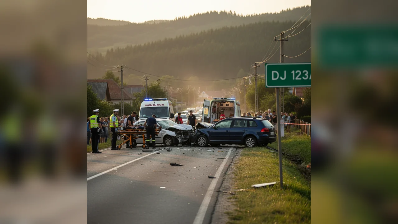 Patru răniți transportați la spital