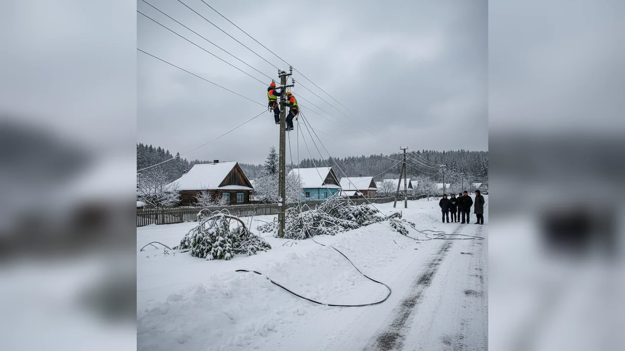 Peste 400 de consumatori din Harghita au rămas fără curent electric din cauza vremii, anunță autoritățile din Miercurea Ciuc