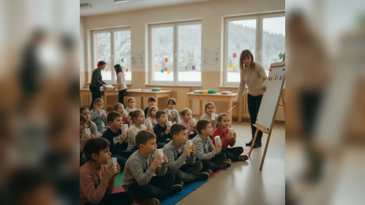 Programul școlar Lapte și corn s-a încheiat în Harghita