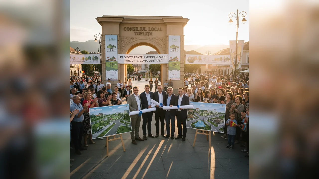 Proiecte de modernizare urbană la Toplița, aprobate în ședința consiliului local; informațiile, de interes și pentru Miercurea Ciuc
