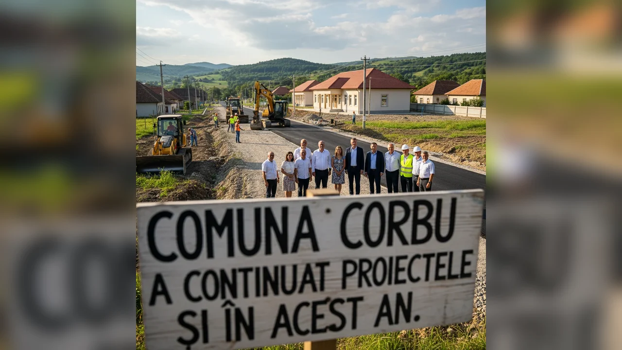 Proiectele în comuna Corbu continuă și în acest an