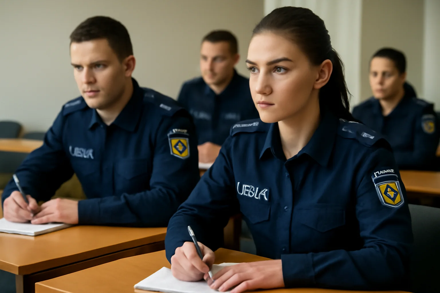 Recruții Poliției Harghita, implicați într-un curs intensiv de perfecționare profesională