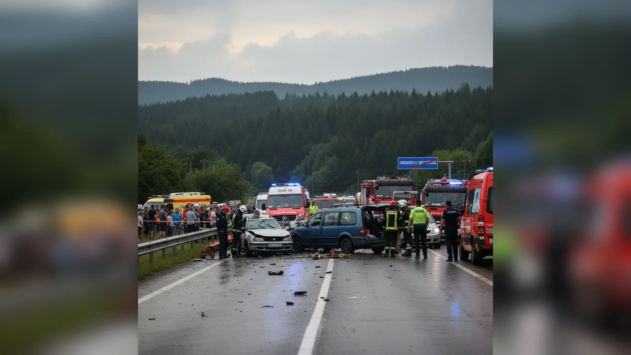 Șapte răniți într-un accident rutier la ieșirea din Odorheiu Secuiesc