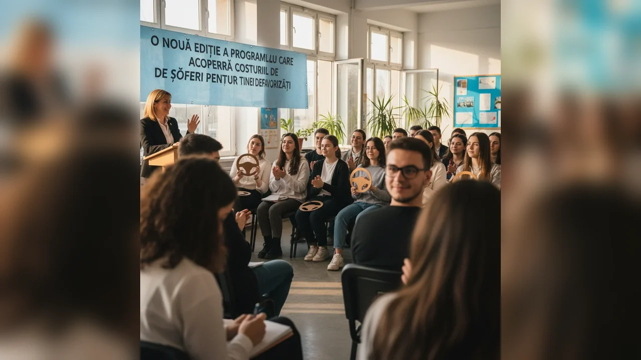 Școala de șoferi gratuită, ediție nouă în localitate