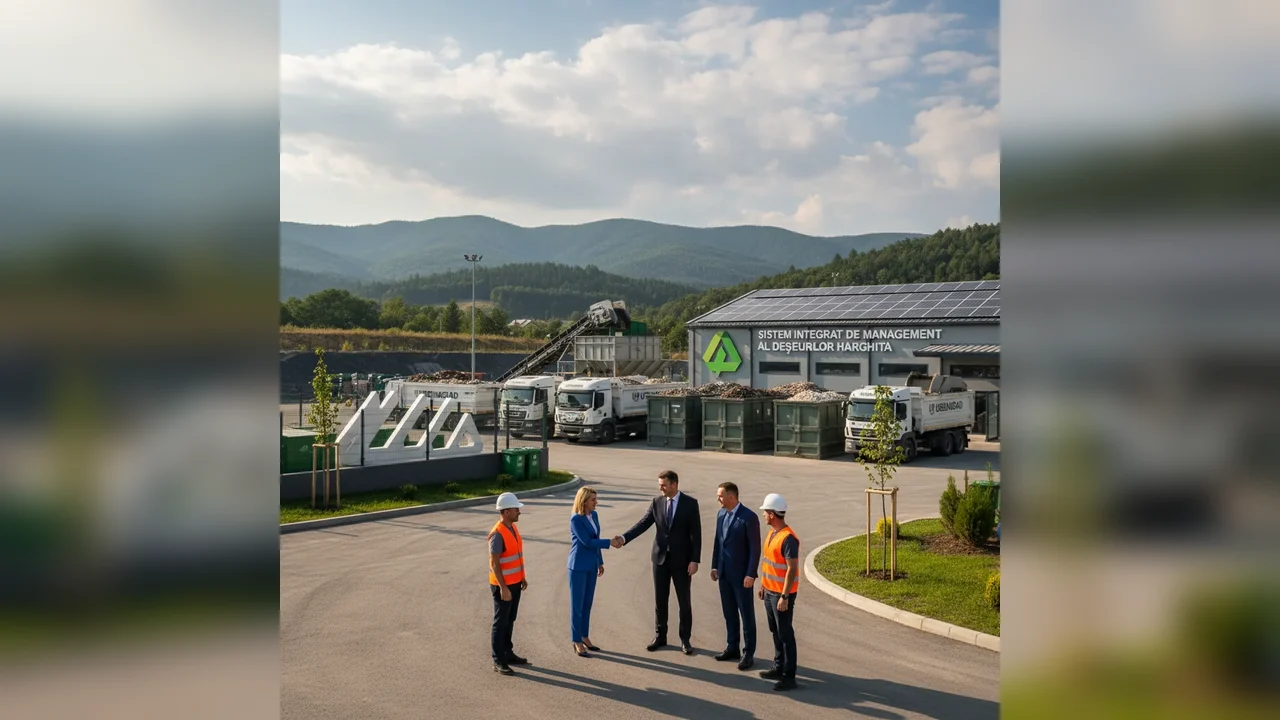 Sistemul integrat de management al deșeurilor din Harghita ar putea deveni operațional până la sfârșitul acestui an