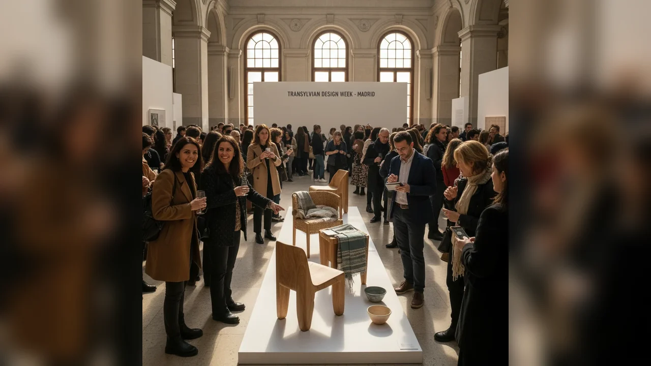 Succes internațional pentru designul transilvănean la Madrid prin expoziția dedicată