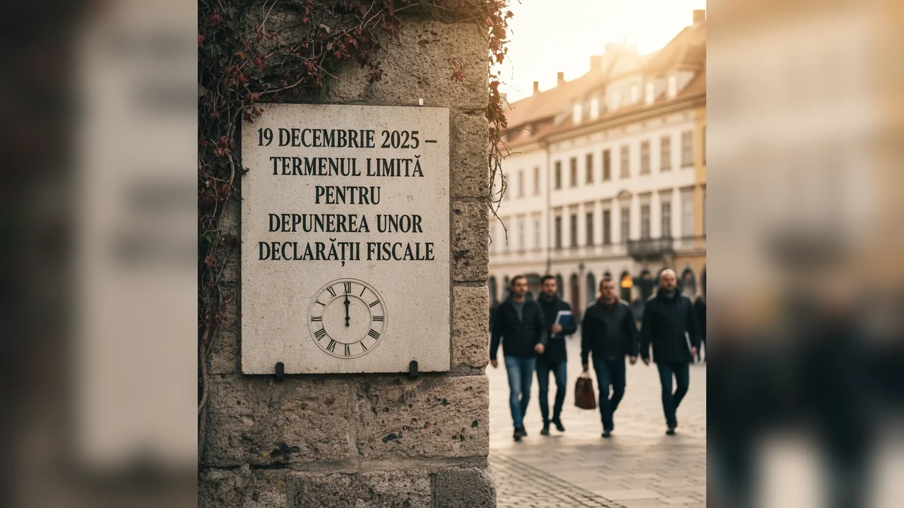 Termen limită 19 decembrie 2025 pentru depunerea declarațiilor fiscale în localitate