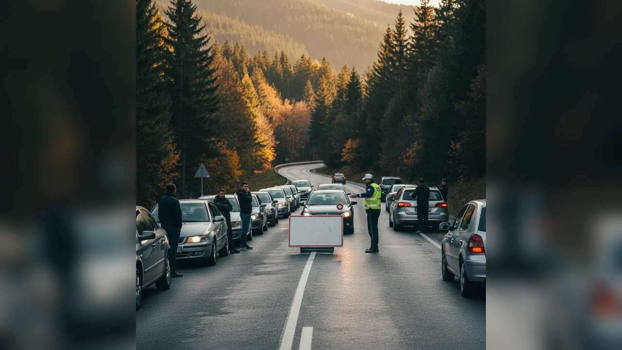 Trafic închis miercuri între Topliţa şi Reghin pentru o oră