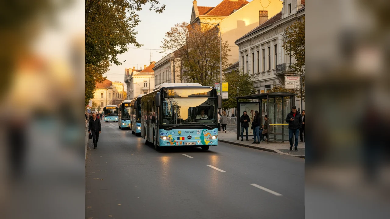 trasee modernizate și simboluri locale pe laterale